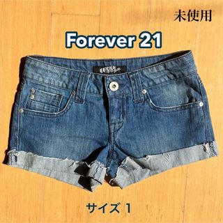 フォーエバートゥエンティーワン(FOREVER 21)の【未使用タグ無】Forever21 デニム ショートパンツ(ショートパンツ)