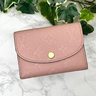 ルイヴィトン(LOUIS VUITTON)のルイヴィトン ポルトモネ・ロザリ ローズプードル 現行販売モデル 折り財布(財布)