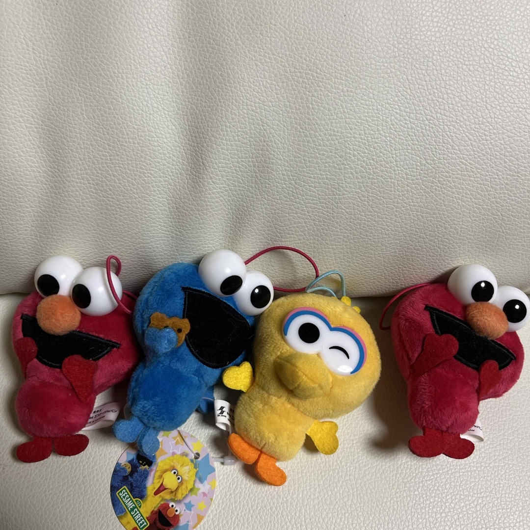 SESAME STREET(セサミストリート)のセサミストリート　ポーチ　マスコットセット エンタメ/ホビーのおもちゃ/ぬいぐるみ(キャラクターグッズ)の商品写真