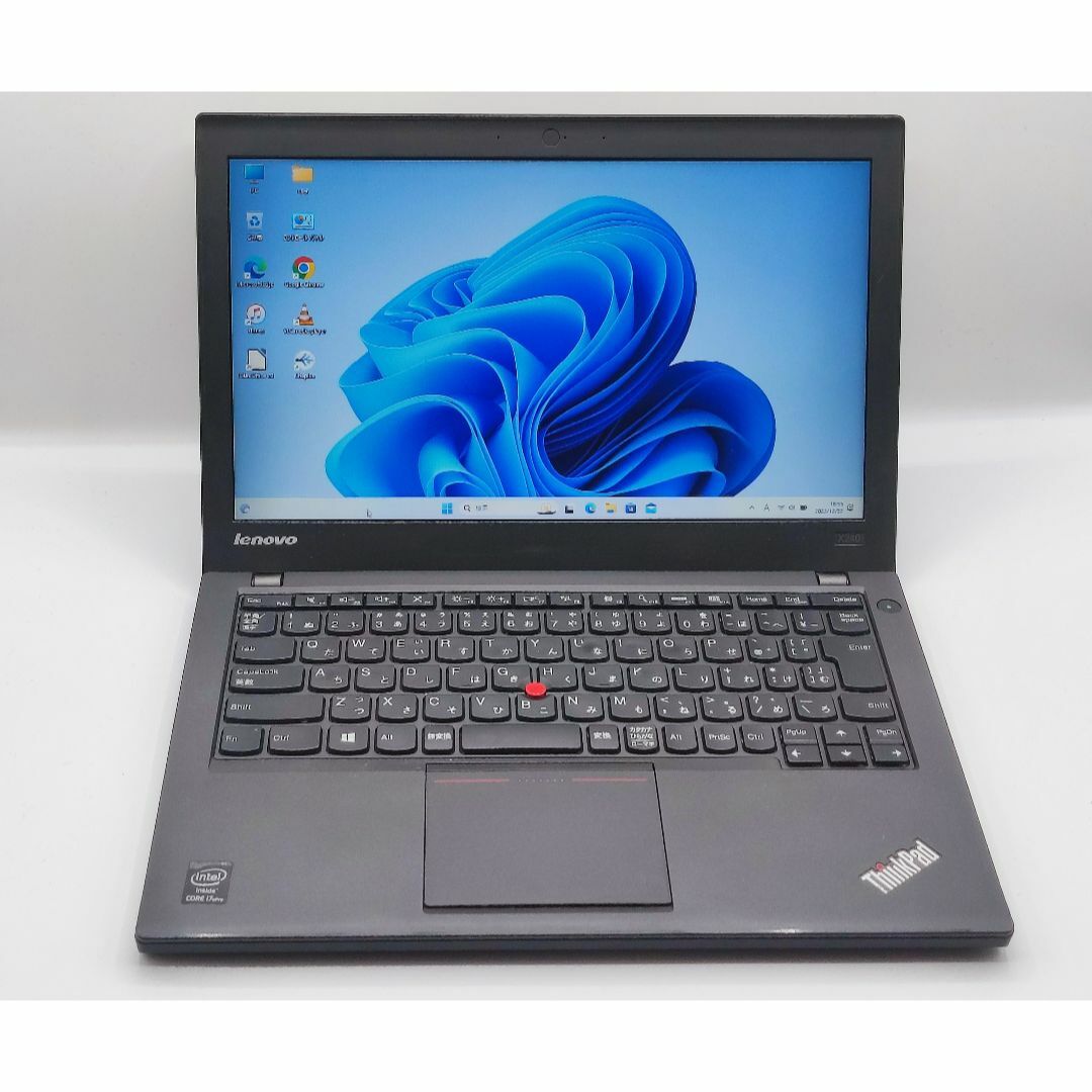 Lenovo(レノボ)のノートパソコン/大容量SSD/Corei7/windows11/初心者★X240 スマホ/家電/カメラのPC/タブレット(ノートPC)の商品写真