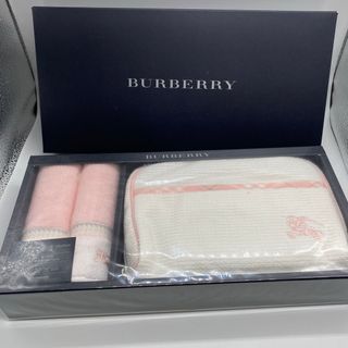 バーバリー(BURBERRY)のバーバリー　ギフトセット　ミニテリー2枚　ポーチ　ピンク　②　no.84(ポーチ)