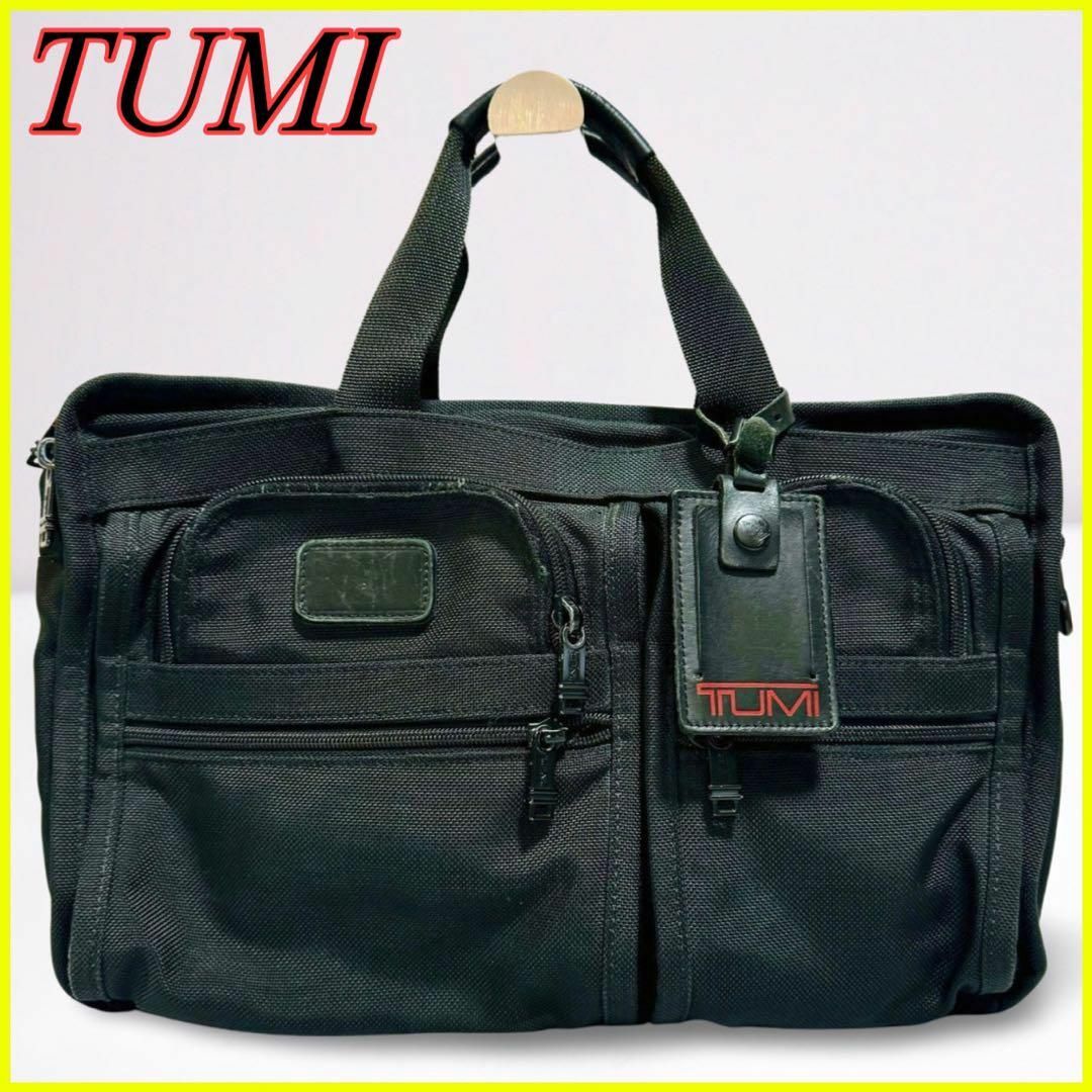 TUMI(トゥミ)のTUMI トゥミ ビジネスバッグ ブラック 黒 キャンバス A4 大容量 自立可 メンズのバッグ(ビジネスバッグ)の商品写真