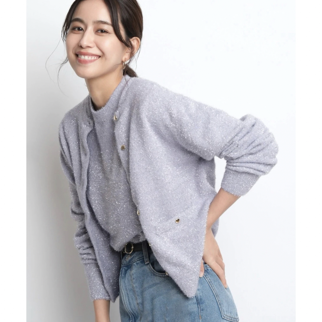 Mystrada - Mystrada ラメニットカーデの通販 by Shop|マイ Mystrada - Mystrada ラメニットカーデの通販 by Shop|マイ