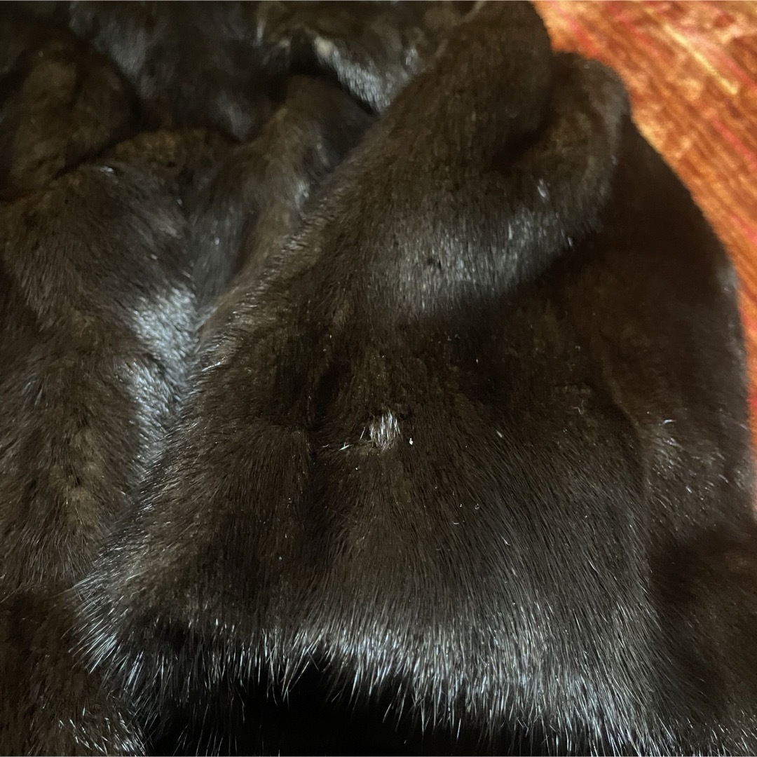 【高級毛皮】サガミンク　金タグ　SAFURON ファーコート　茶色 レディースのジャケット/アウター(毛皮/ファーコート)の商品写真