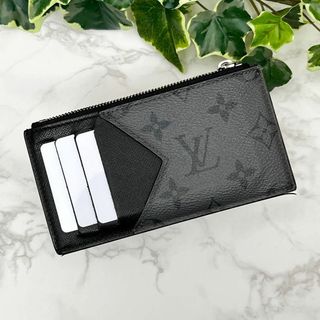 ルイヴィトン(LOUIS VUITTON)のルイヴィトン モノグラム・エクリプス コインカード・ホルダー 現行販売モデル 黒(コインケース/小銭入れ)