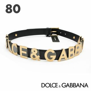 ドルチェアンドガッバーナ(DOLCE&GABBANA)の新品 DOLCE & GABBANA LOGO BELT 80(ベルト)