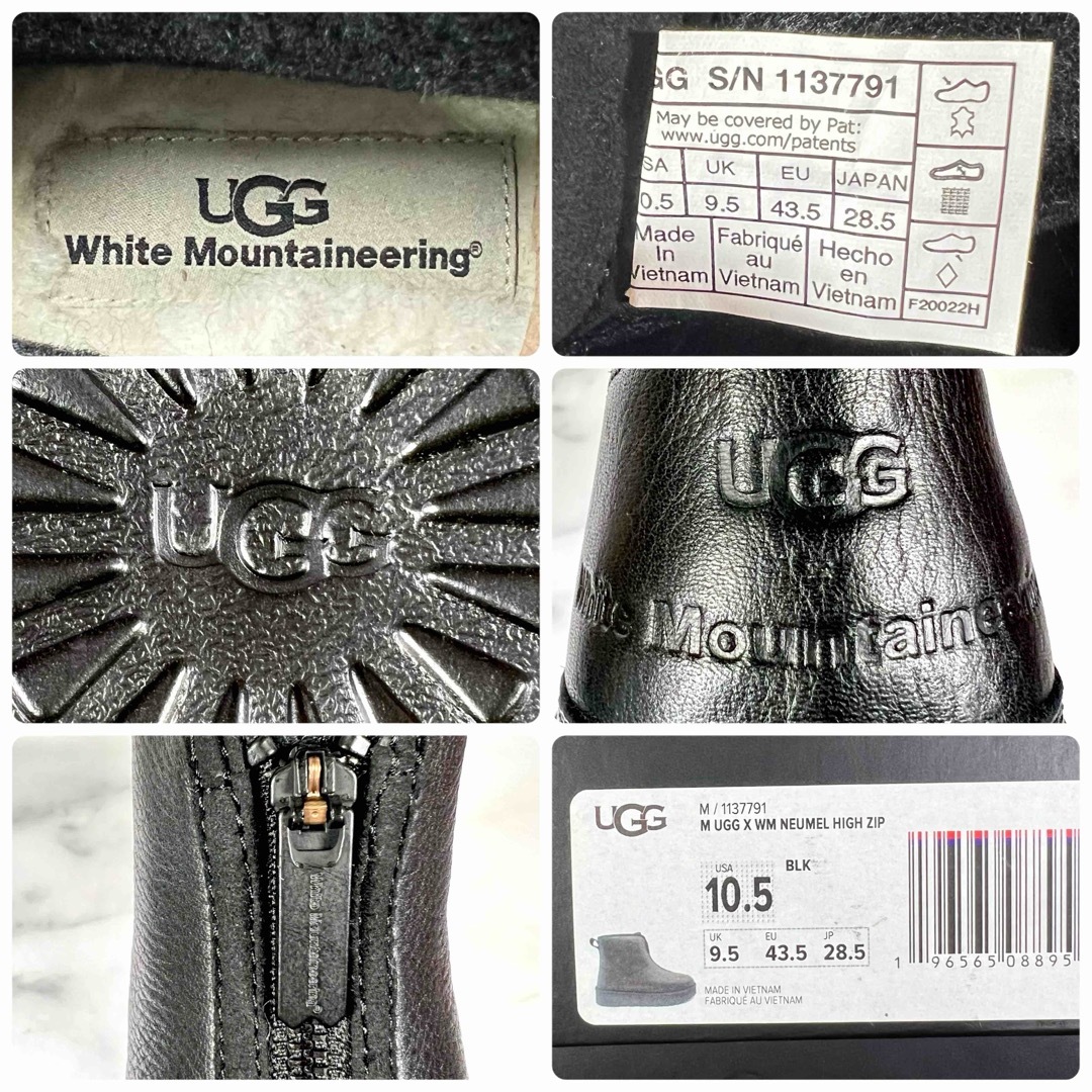 UGG(アグ)の【レア新品未使用】UGG×WM NEUMEL HIGH ZIP ブーツ黒28.5 メンズの靴/シューズ(ブーツ)の商品写真