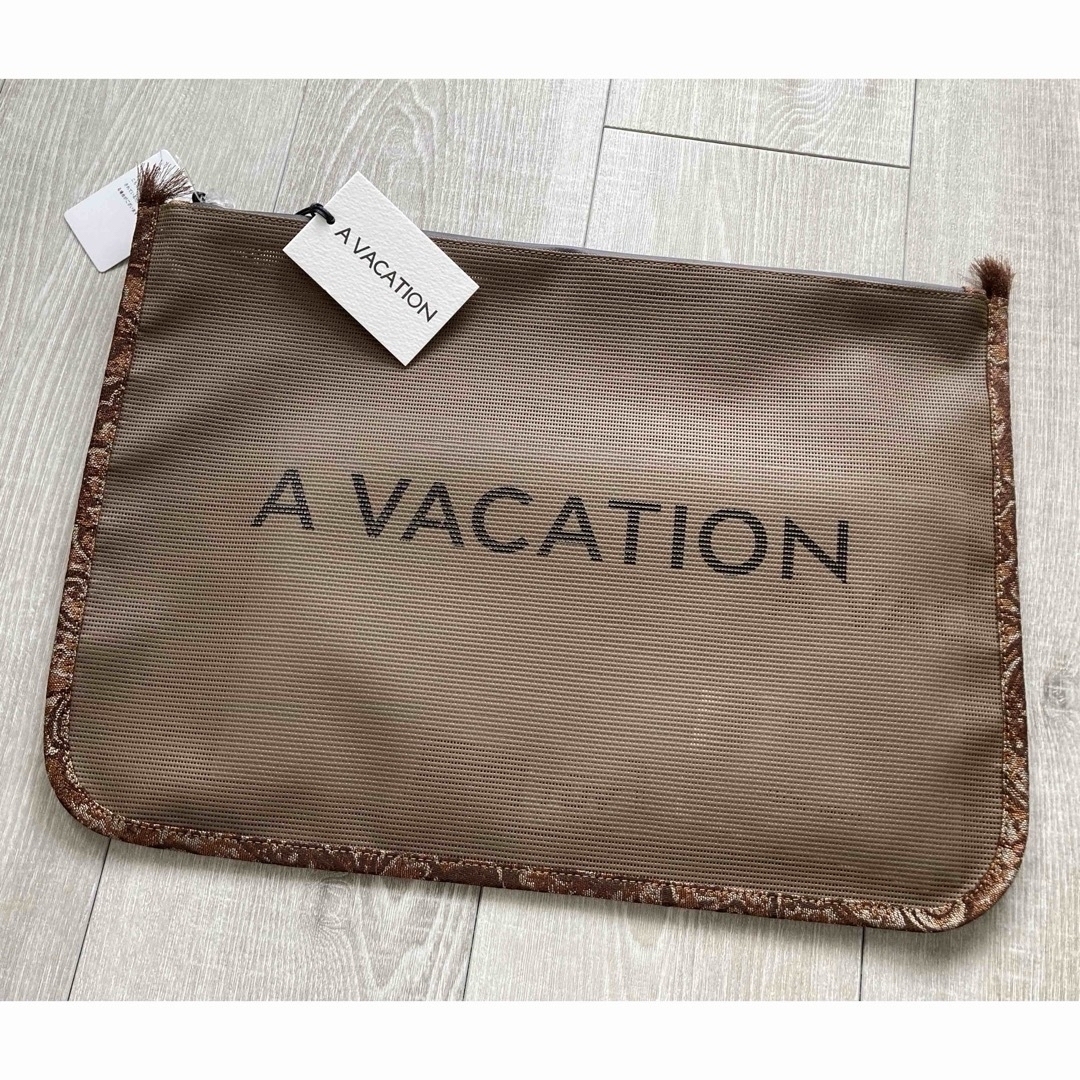 Ron Herman(ロンハーマン)の❤︎新品❤︎A VACATION ア ヴァケーション❤︎メッシュクラッチ レディースのバッグ(クラッチバッグ)の商品写真