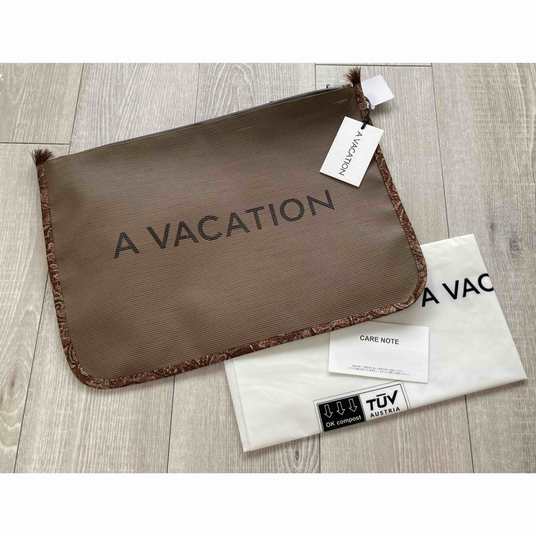 Ron Herman(ロンハーマン)の❤︎新品❤︎A VACATION ア ヴァケーション❤︎メッシュクラッチ レディースのバッグ(クラッチバッグ)の商品写真