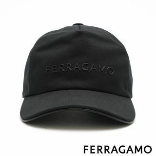 新品 Ferragamo ロゴ キャップ