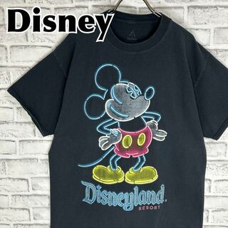 ディズニー(Disney)のDisney ディズニー WDW ミッキー 蓄光 ネオンライト Tシャツ 半袖(Tシャツ/カットソー(半袖/袖なし))