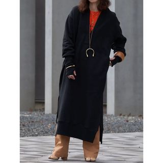 oll kyoto SWEAT KAFTAN DRESS(ロングワンピース/マキシワンピース)