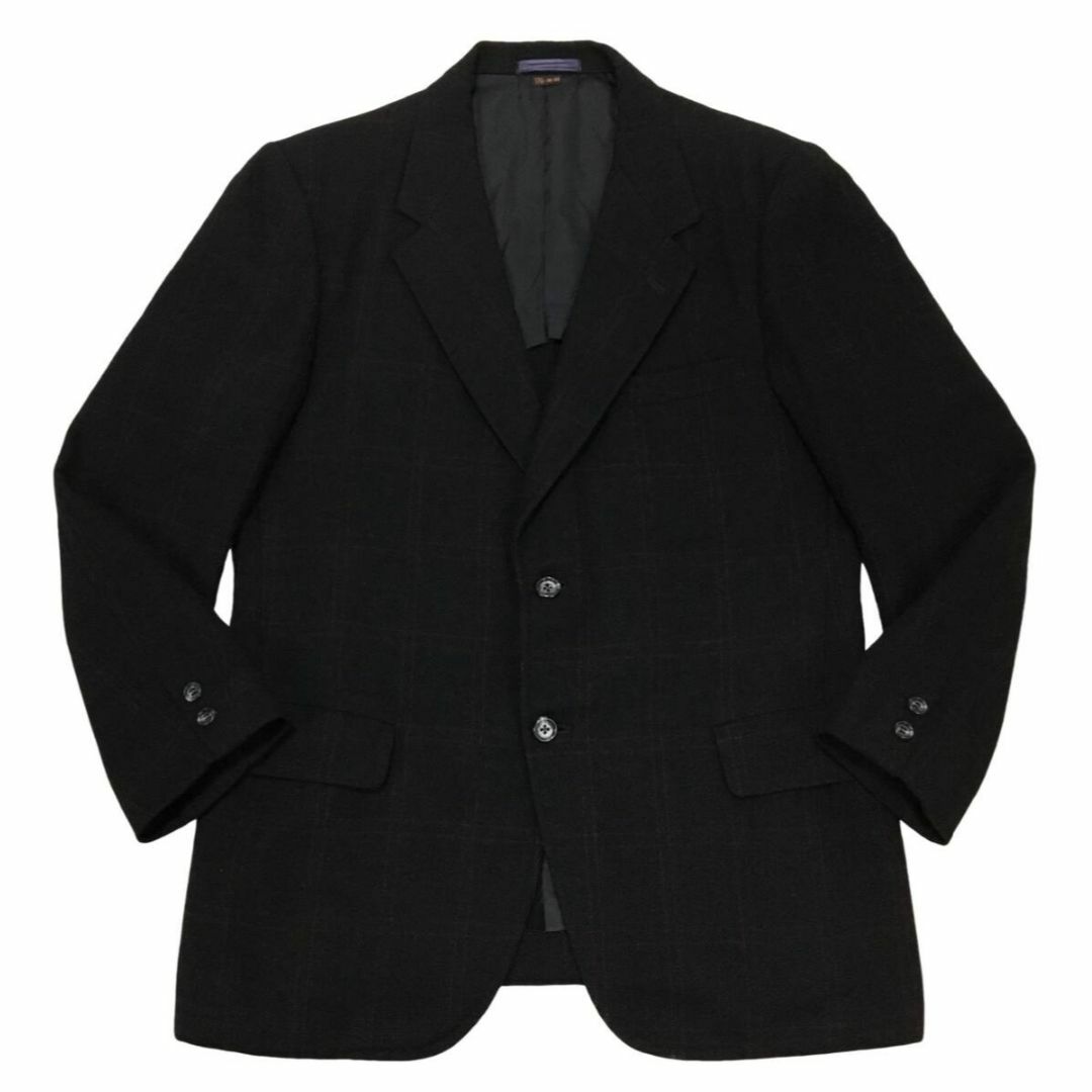 SANYO(サンヨー)の希少70～80's SANYO 格子柄 ツイードジャケット ブラック×レッド メンズのジャケット/アウター(テーラードジャケット)の商品写真