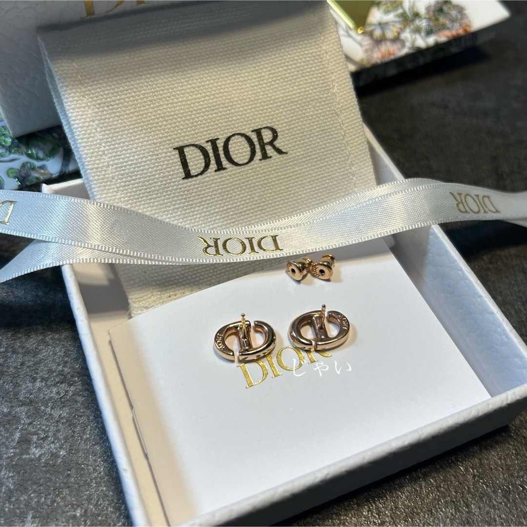 Christian Dior(クリスチャンディオール)のディオール CD Navy スタッドピアス レディースのアクセサリー(ピアス)の商品写真