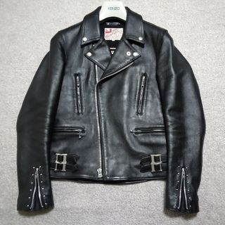 COALBLACK - Coal Black ファー付レザーライダース S 約30万！/コール