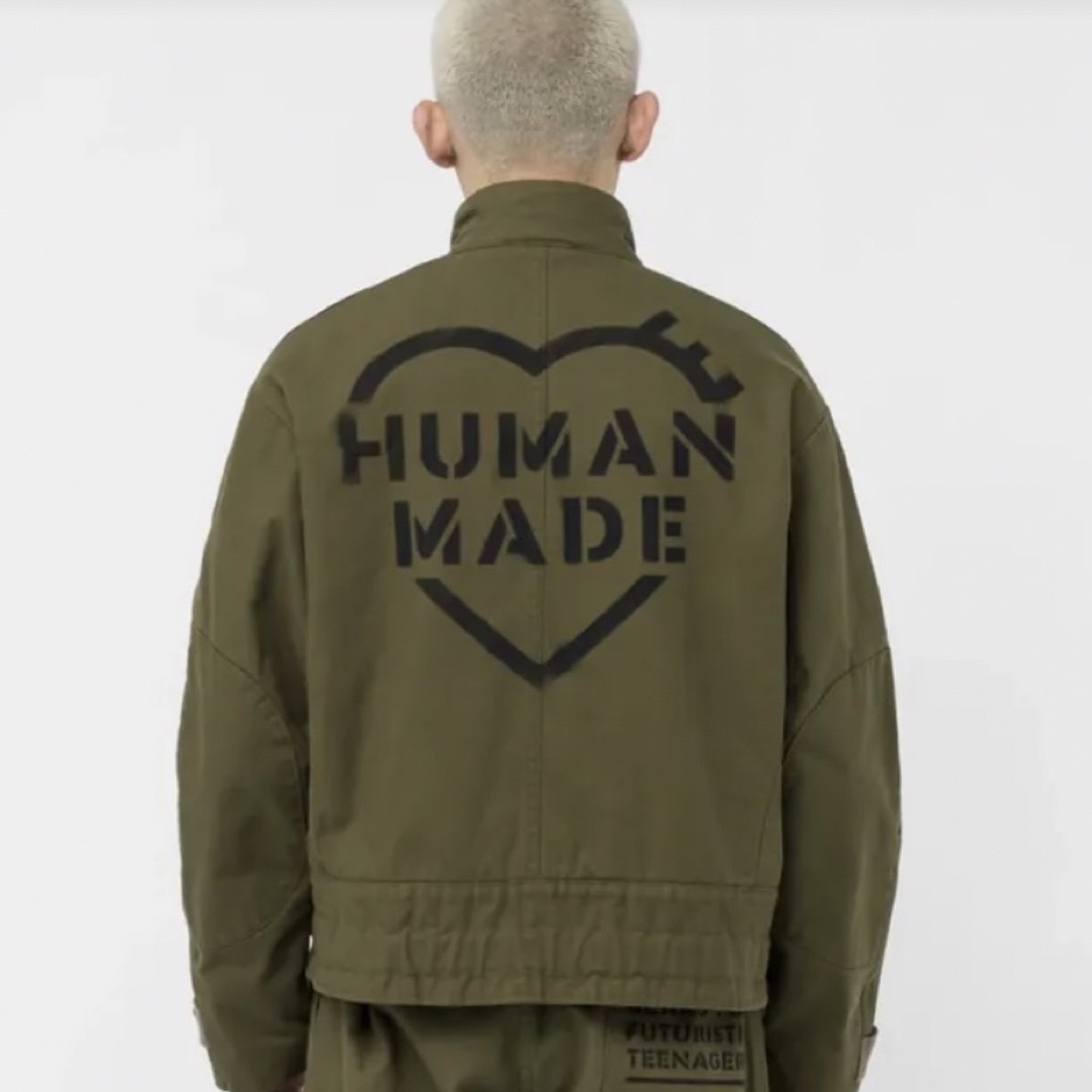 HUMAN MADE(ヒューマンメイド)のHUMAN MADE ミリタリーモーターサイクルジャケット メンズのジャケット/アウター(ブルゾン)の商品写真