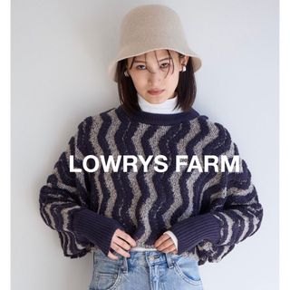 ローリーズファーム(LOWRYS FARM)のLOWRYS FARM ローリーズファーム ナミナミショートプルオーバーLS　(ニット/セーター)