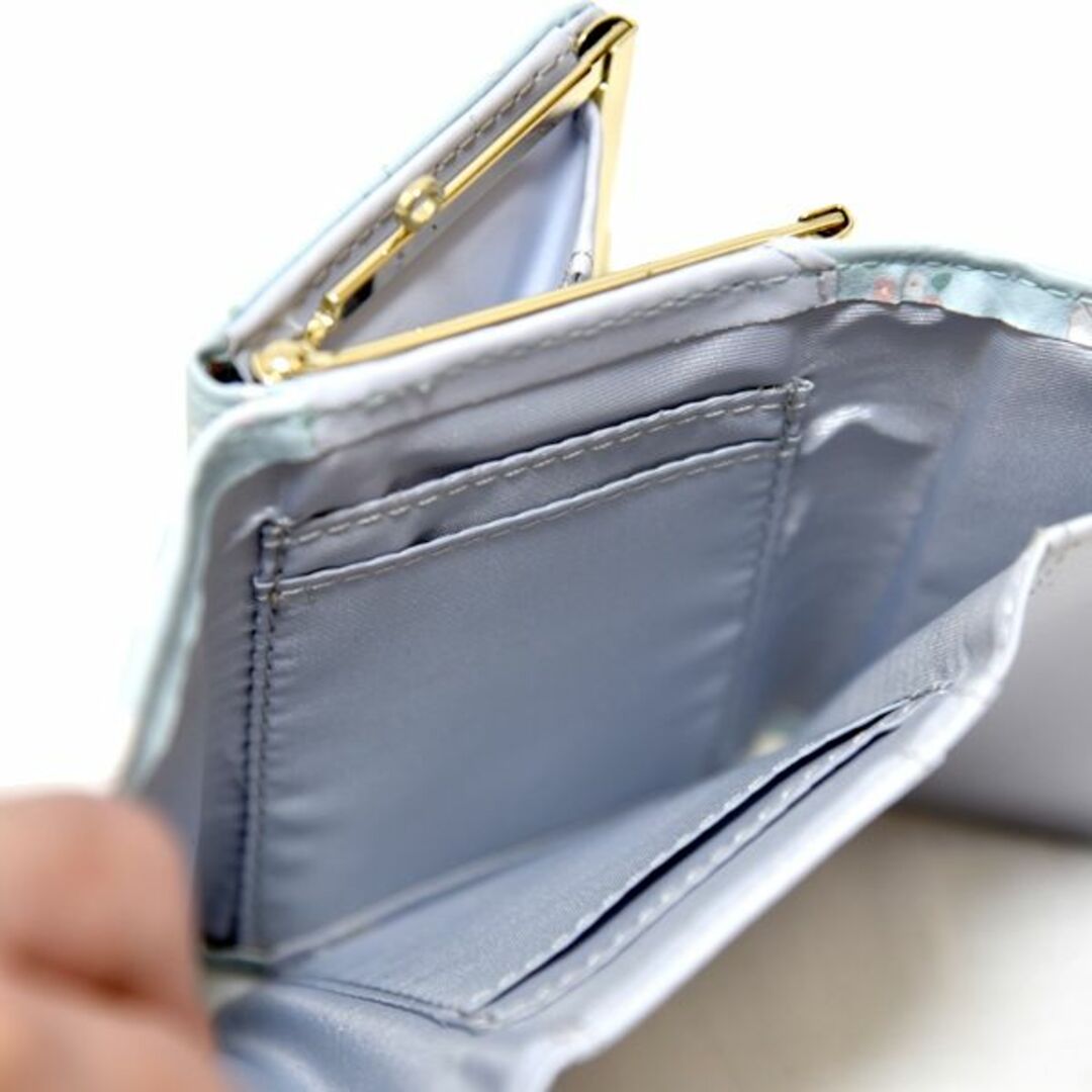 新品 CALNIMAL がま口 コンパクトウォレット うさぎ 三つ折り財布 レディースのファッション小物(財布)の商品写真