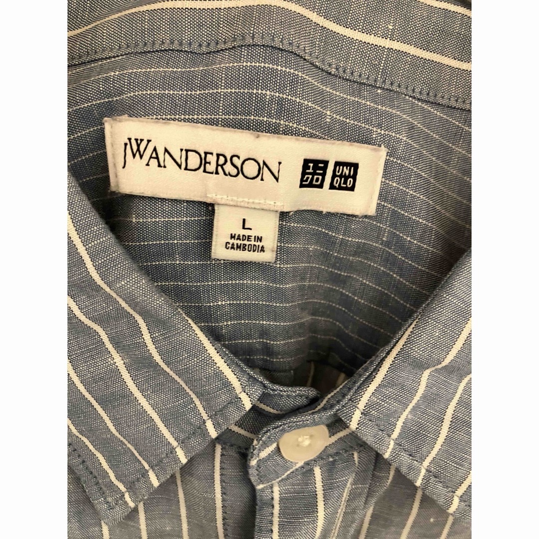 UNIQLO(ユニクロ)のユニクロ×JW ANDERSON エクストラファインコットンブロードシャツ　L メンズのトップス(シャツ)の商品写真