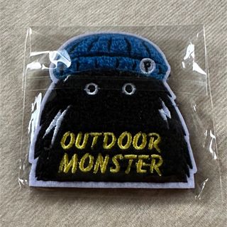 新品 OUTDOOR MONSTER PINOWORKS モフモフワッペン 黒