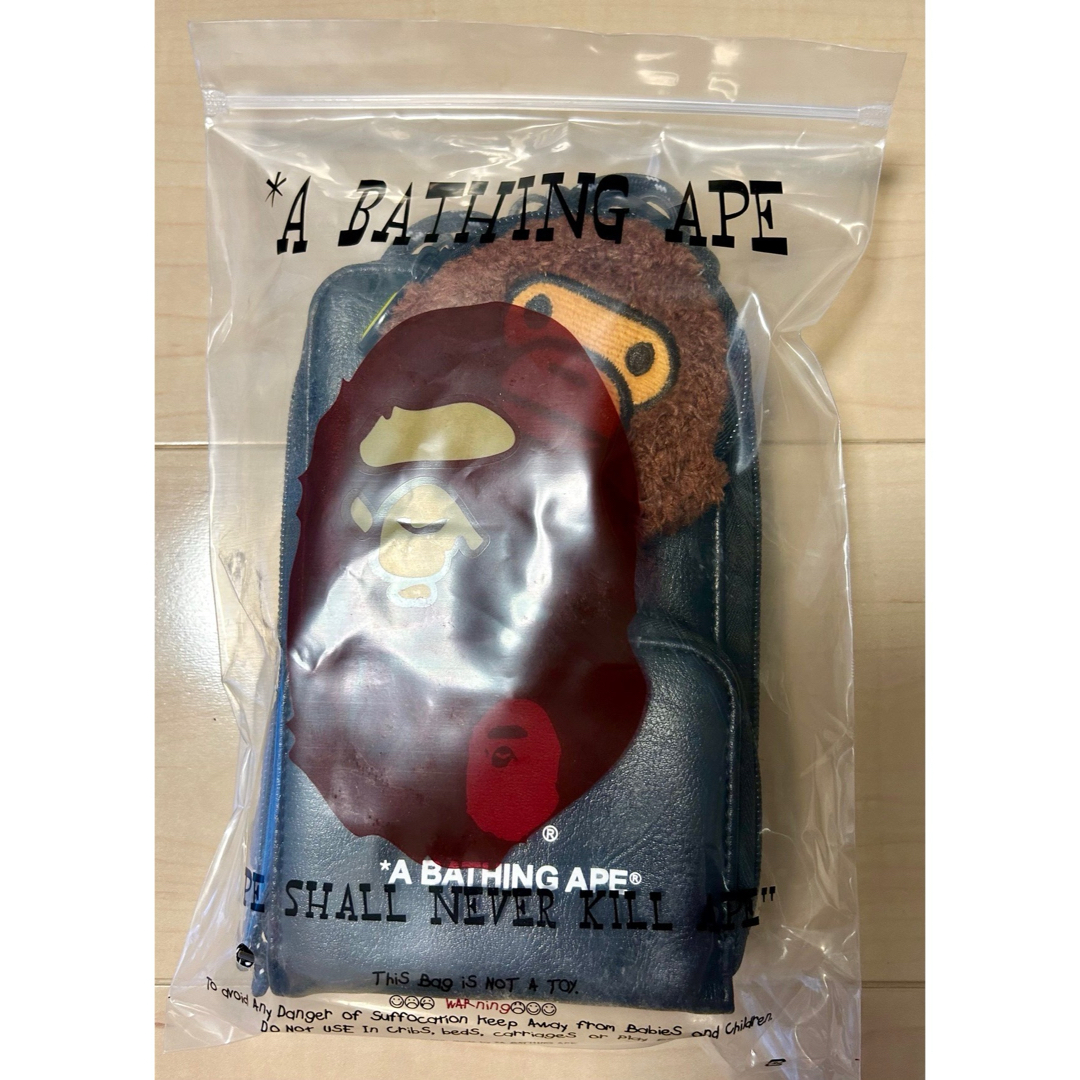 BAPE KIDS(ベイプキッズ)のBAPE KIDS◆A BATHING APEじゃばら式BLACKスマホショルダ メンズのバッグ(ショルダーバッグ)の商品写真