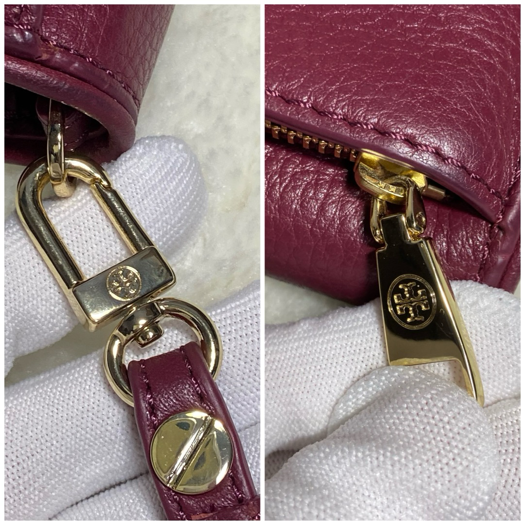 Tory Burch(トリーバーチ)の【美品】Tory Burch トリーバーチ 折りたたみ 財布 カード スマホ入れ レディースのファッション小物(財布)の商品写真