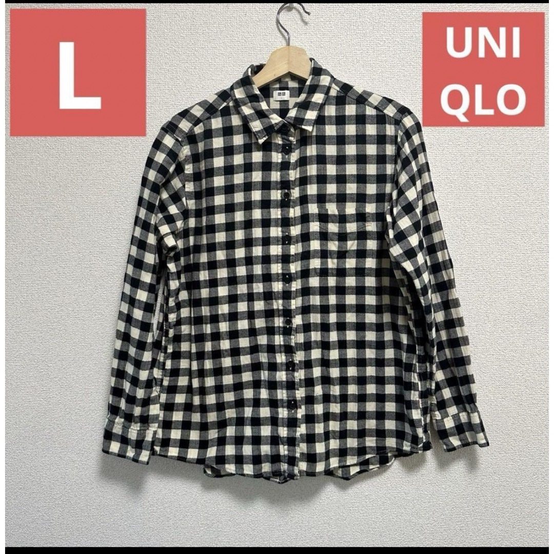 UNIQLO ギンガムチェックシャツ L - トップス