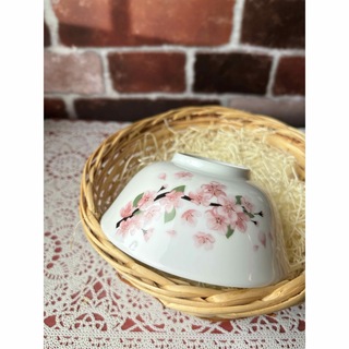 桜　お茶碗　ハンドメイド(食器)