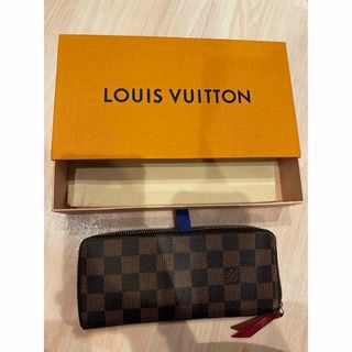 ルイヴィトン(LOUIS VUITTON)のルイヴィトン ダミエ/ポルトフォイユ/クレマンス/長財布(財布)