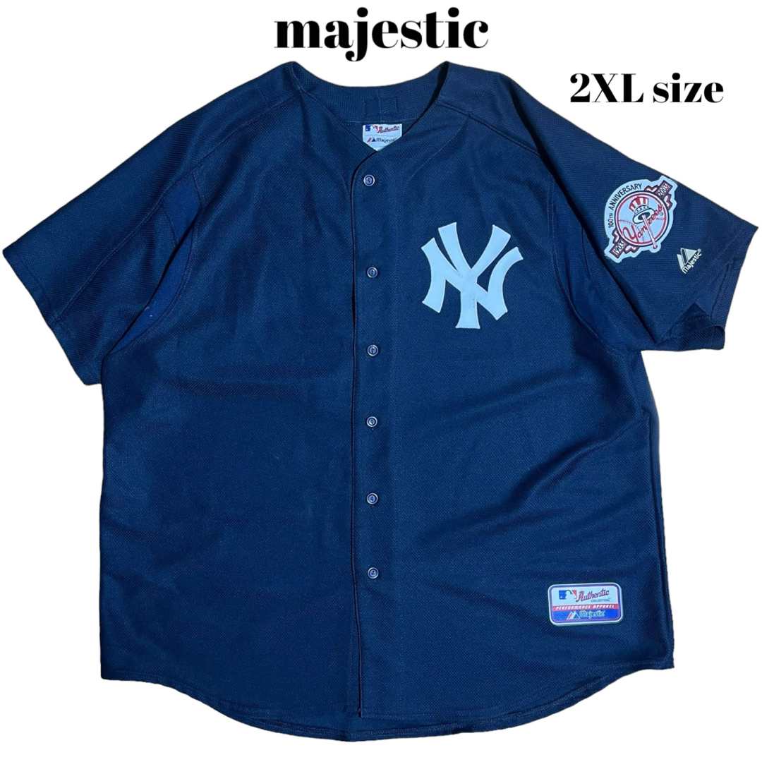 Majestic(マジェスティック)の激レアコレクション 90’s USA製 Yankees ユニフォーム 松井秀喜 スポーツ/アウトドアの野球(応援グッズ)の商品写真