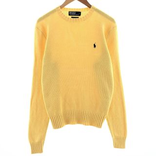 ラルフローレン(Ralph Lauren)の古着 ラルフローレン Ralph Lauren POLO by Ralph Lauren ピマコットンニットセーター メンズM /eaa390496(ニット/セーター)