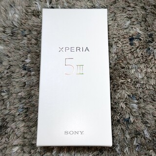 ソニー(SONY)の新品 SONY XPERIA 5 Ⅲ XQ-BQ42 simフリー 本体 黒(スマートフォン本体)