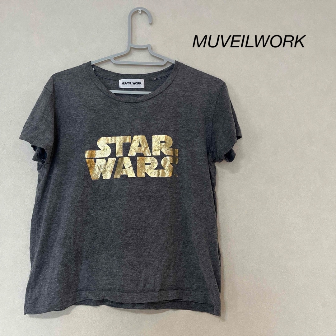 MUVEIL WORK(ミュベールワーク)のMUVEIL WORK ミュベール　スターウォーズTシャツ　STARWARS レディースのトップス(Tシャツ(半袖/袖なし))の商品写真