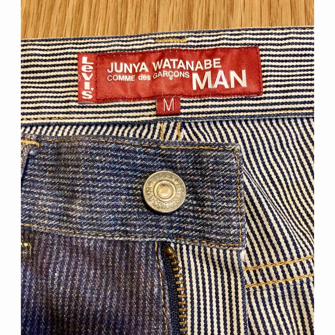 JUNYA WATANABE COMME des GARCONS(ジュンヤワタナベコムデギャルソン)のジュンヤワタナベ　コムデギャルソンMAN × リーバイス　プリントGパン メンズのパンツ(デニム/ジーンズ)の商品写真