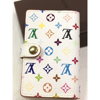 ルイヴィトン(LOUIS VUITTON)の極美品　ルイヴィトン マルチカラー　カルネ ドゥバル ミニ 手帳　カバー(その他)