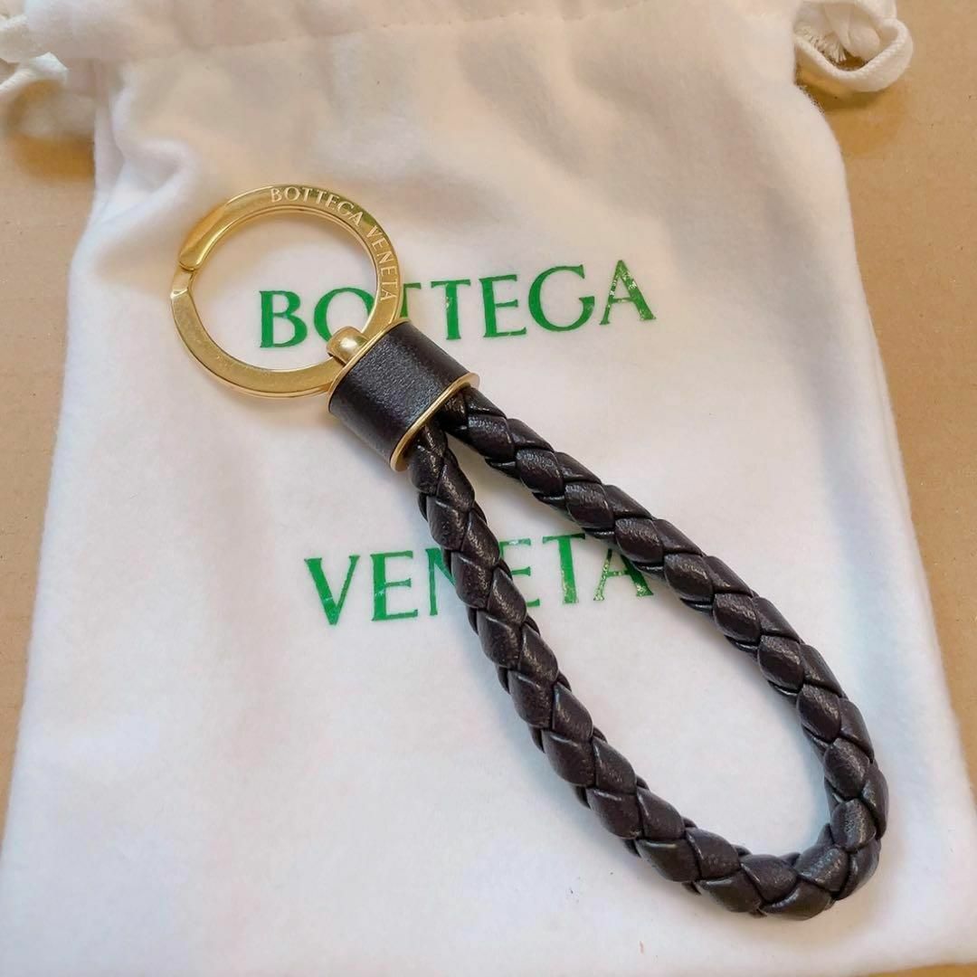 Bottega Veneta(ボッテガヴェネタ)のボッテガベネタ イントレチャート キーリング キーホルダー 新品 メンズのファッション小物(キーホルダー)の商品写真
