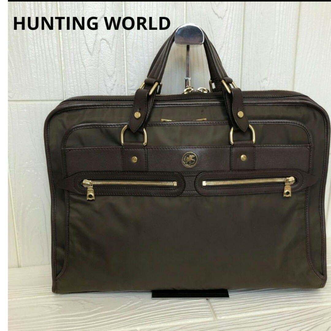 HUNTING WORLD(ハンティングワールド)のHUNTINGWORLD　ハンティングワールド　ビジネスバッグ メンズのバッグ(ビジネスバッグ)の商品写真