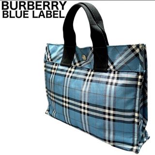 バーバリーブルーレーベル(BURBERRY BLUE LABEL)のBURBERRY BLUE LABEL ハンドバッグ　ホースマーク　ノバチェック(ハンドバッグ)