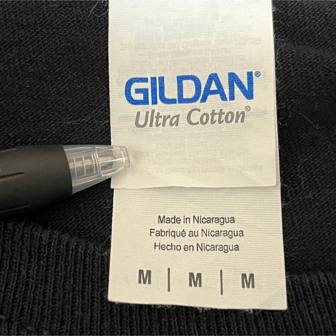 GILDAN(ギルタン)の【ギルダン】長袖Tシャツ　ロンT　アイスホッケー　ブラック　バックプリント＆  メンズのトップス(Tシャツ/カットソー(七分/長袖))の商品写真