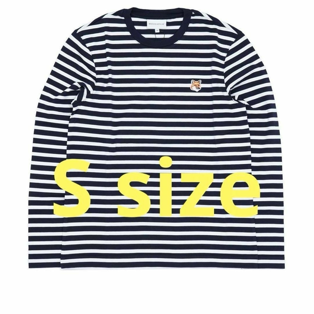 MAISON KITSUNE'(メゾンキツネ)のメゾンキツネ マリンTシャツ ボーダー 新品タグ ユニセックス Sサイズ メンズのトップス(Tシャツ/カットソー(七分/長袖))の商品写真