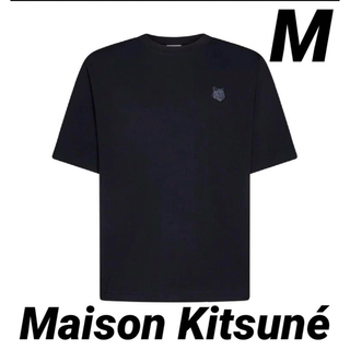 メゾンキツネ(MAISON KITSUNE')のメゾンキツネ メンズTシャツ ブラック Mサイズ MAISON Kitsuné(Tシャツ/カットソー(半袖/袖なし))