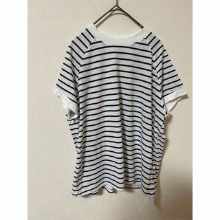 新品　FASHION CLASSIC ボーダー柄トップス　Mサイズ(Tシャツ(半袖/袖なし))