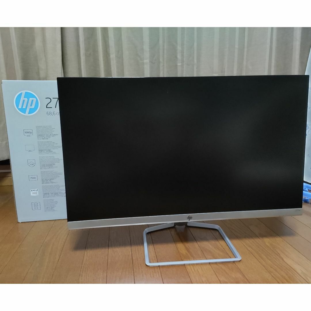 HP(ヒューレットパッカード)のHP 27インチモニター 27fw 3KS64AA#ABJ スマホ/家電/カメラのPC/タブレット(ディスプレイ)の商品写真