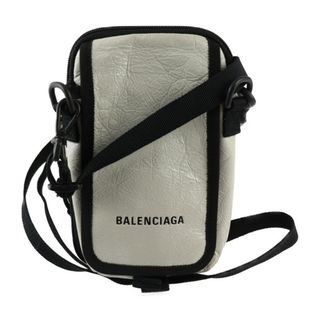 バレンシアガ(Balenciaga)のBALENCIAGA バレンシアガ エクスプローラ クロスボディバッグ ショルダーバッグ 593329 レザー キャンバス  ライトグレー ブラック   【本物保証】(ショルダーバッグ)