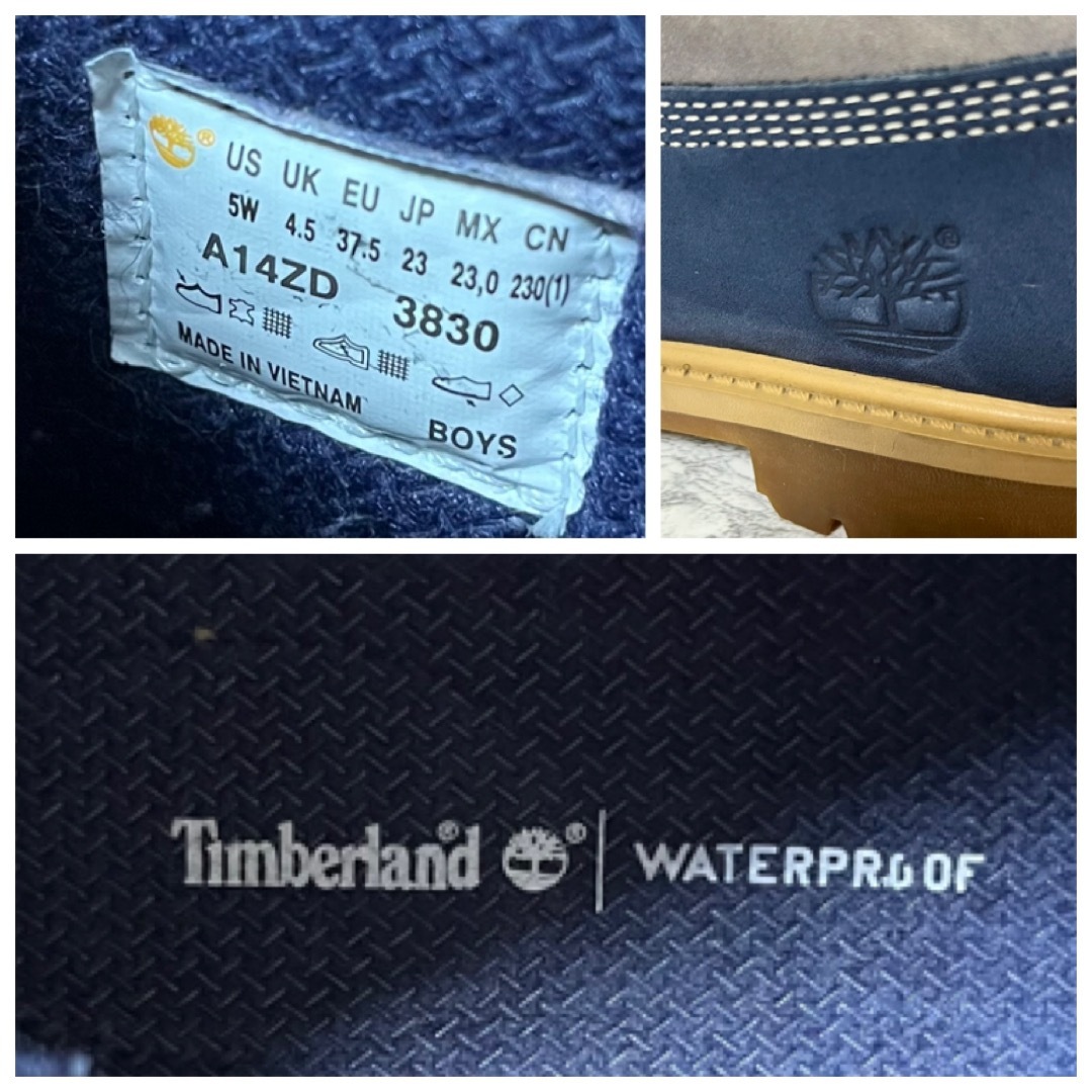 Timberland(ティンバーランド)の【Timberland】ティンバーランド　定番　ブルー　ウォータープルーフ　23 レディースの靴/シューズ(ブーツ)の商品写真