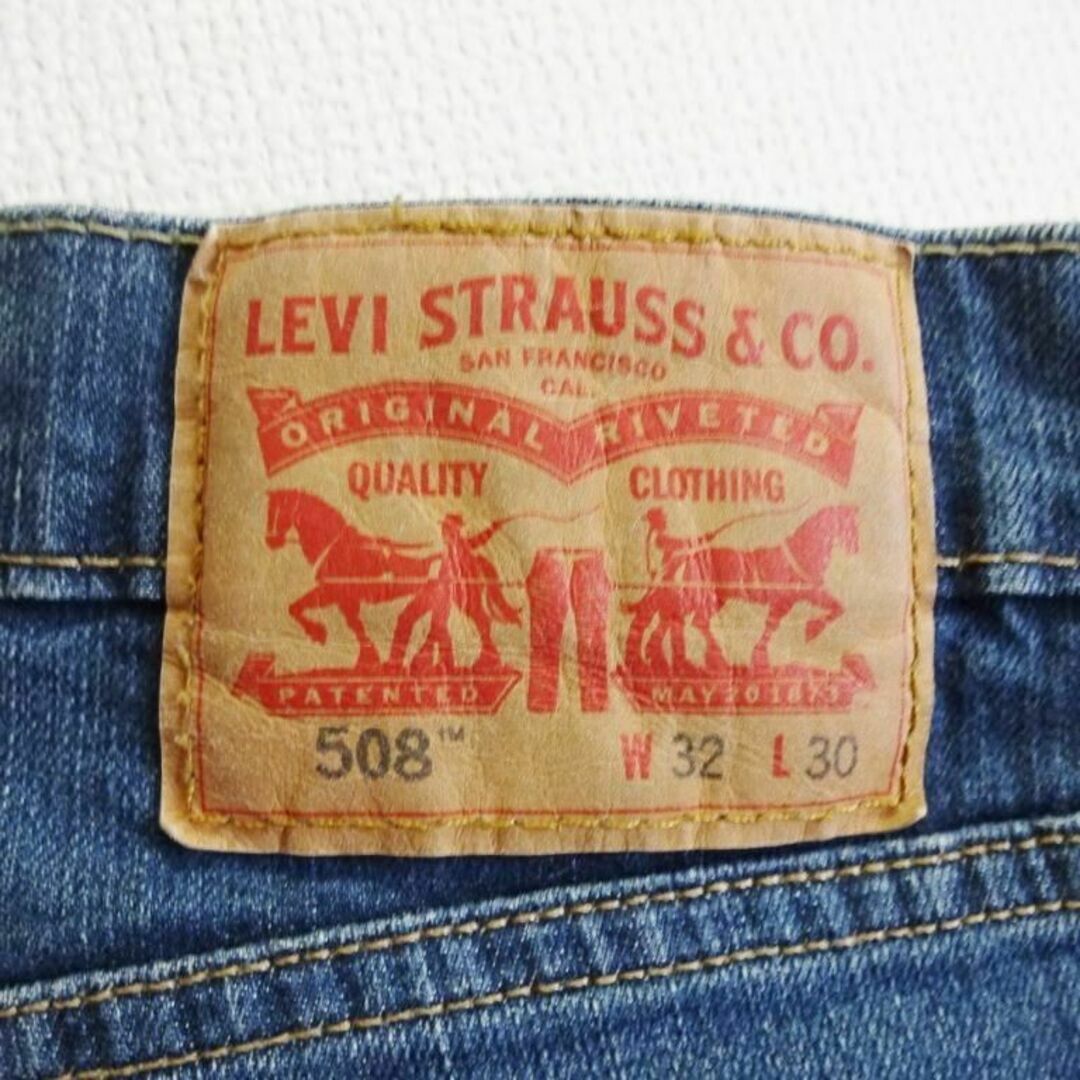 Levi's(リーバイス)のリーバイス　508　W86cm　スリムテーパードデニム　ストレッチ　ハイウエスト メンズのパンツ(デニム/ジーンズ)の商品写真