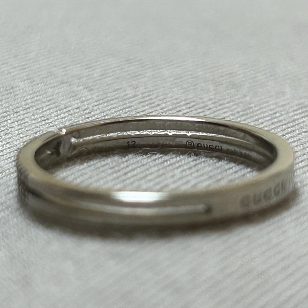 Gucci(グッチ)のGUCCI グッチ インフィニティ 日本限定ホワイトダイヤモンド リング 指輪 レディースのアクセサリー(リング(指輪))の商品写真