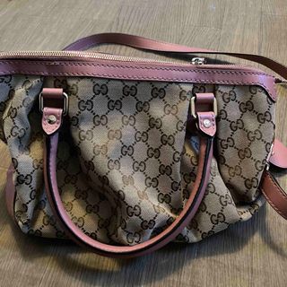 グッチ(Gucci)の最終発送１9日GUCCI グッチ GGキャンバス ハンドバッグ 2WAY (ショルダーバッグ)