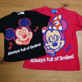 ディズニー(Disney)のディズニーリゾート　Ｔシャツ　2枚セット(110cm・90cm)(Tシャツ/カットソー)