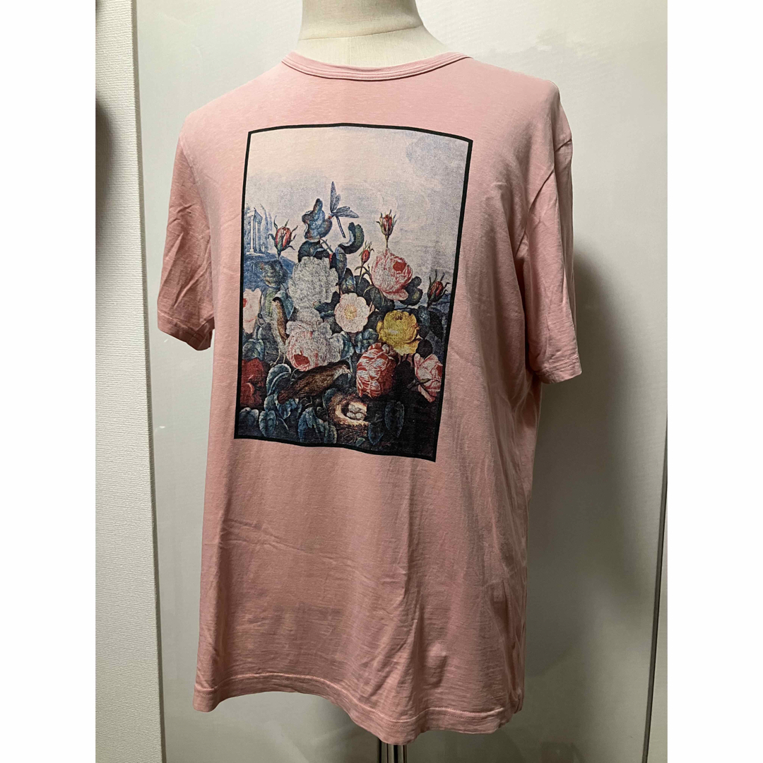 UNDERCOVER(アンダーカバー)のundercoverism ピンク　フラワー　絵画プリント　Tシャツ　サイズ3 メンズのトップス(Tシャツ/カットソー(半袖/袖なし))の商品写真